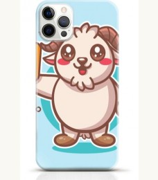 Goat iPhone 12 Pro case Style 15