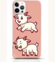 Goat iPhone 12 Pro case Style 16