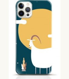 Goat iPhone 12 Pro case Style 4