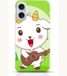 Goat iPhone 16 Plus case Style 3