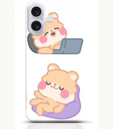 Hamster iPhone 16 case Style 10