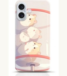 Hamster iPhone 16 case Style 17