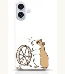 Hamster iPhone 16 case Style 2