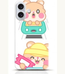 Hamster iPhone 16 case Style 3