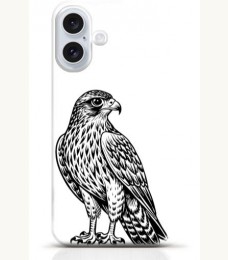 Hawk iPhone 16 Plus case Style 3