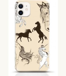 Horse iPhone 12 mini case Style 22