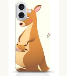 Kangaroo iPhone 16 Plus case Style 9