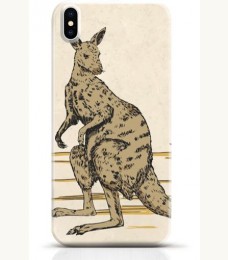 Kangaroo iPhone XS case Style 24