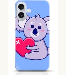 Koala iPhone 16 Plus case Style 24