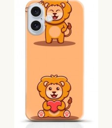 Lion iPhone 16 Plus case Style 20