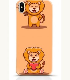 Lion iPhone XS case Style 20