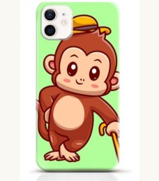 Monkey iPhone 12 mini case Style 17