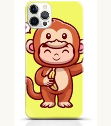 Monkey iPhone 12 Pro max case Style 12