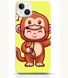 Monkey iPhone 14 Plus case Style 12
