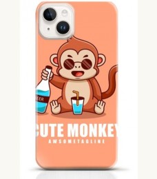 Monkey iPhone 15 Plus case Style 20