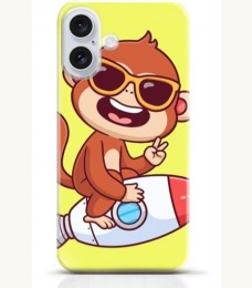 Monkey iPhone 16 case Style 10