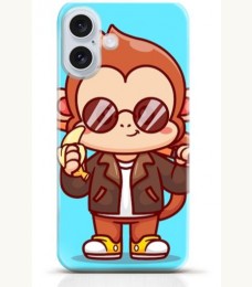 Monkey iPhone 16 case Style 11