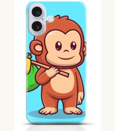 Monkey iPhone 16 case Style 15