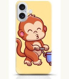 Monkey iPhone 16 case Style 16