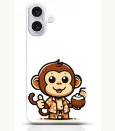 Monkey iPhone 16 case Style 2