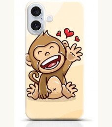 Monkey iPhone 16 case Style 3