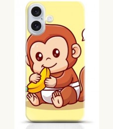 Monkey iPhone 16 case Style 8
