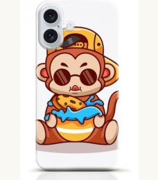 Monkey iPhone 16 Plus case Style 19