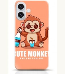 Monkey iPhone 16 Plus case Style 20