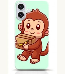 Monkey iPhone 16 Plus case Style 24