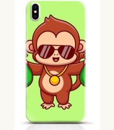 Monkey iPhone X case Style 6