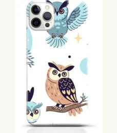 Owl iPhone 14 Pro Max case Style 14