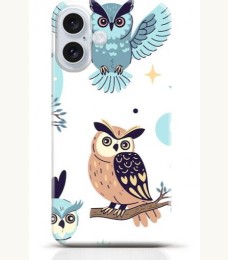 Owl iPhone 16 case Style 14