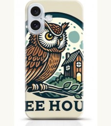 Owl iPhone 16 Plus case Style 12