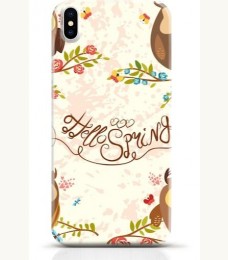 Owl iPhone XS case Style 15