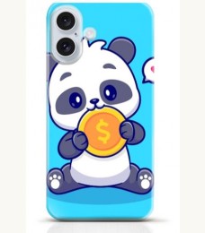 Panda iPhone 16 Plus case Style 13