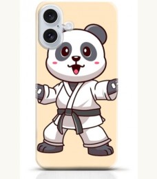 Panda iPhone 16 Plus case Style 14