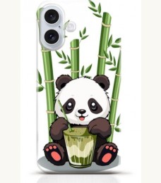 Panda iPhone 16 Plus case Style 2