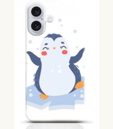 Penguin iPhone 16 case Style 14