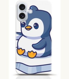 Penguin iPhone 16 case Style 15