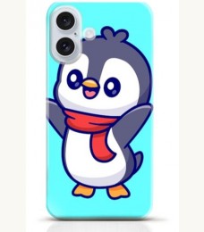 Penguin iPhone 16 case Style 16