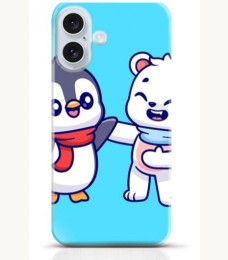 Penguin iPhone 16 case Style 21
