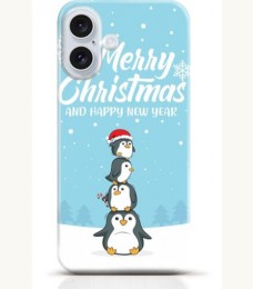 Penguin iPhone 16 case Style 22