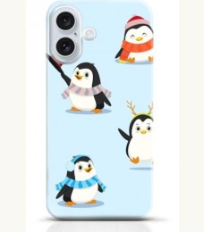 Penguin iPhone 16 case Style 24