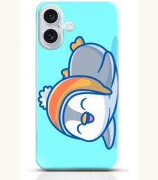 Penguin iPhone 16 Plus case Style 11