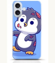 Penguin iPhone 16 Plus case Style 20