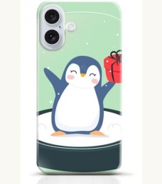 Penguin iPhone 16 Plus case Style 3