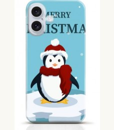 Penguin iPhone 16 Plus case Style 4
