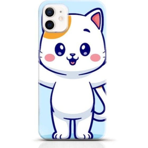 Cat iPhone 12 mini case Style 22