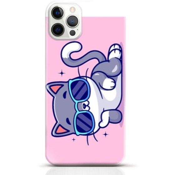 Cat iPhone 12 Pro max case Style 8
