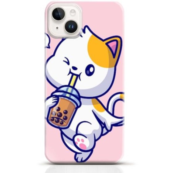 Cat iPhone 15 Plus case Style 14
